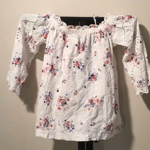 Loft off shoulder blouse